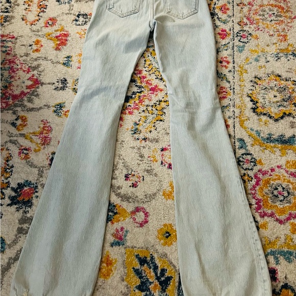 ZARA Flare Distressed Jeans - Picture 5 of 9